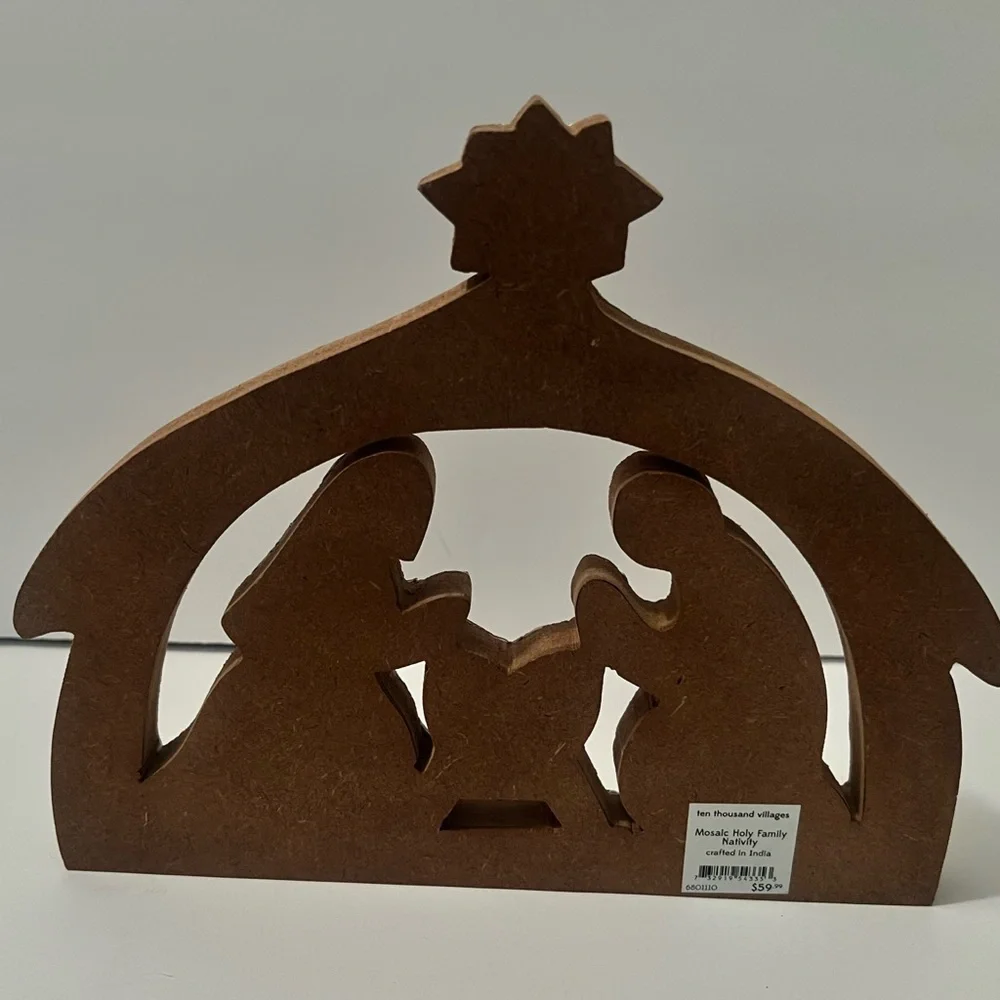 Mosaic Nativity Tabletop Decor - Home Holiday